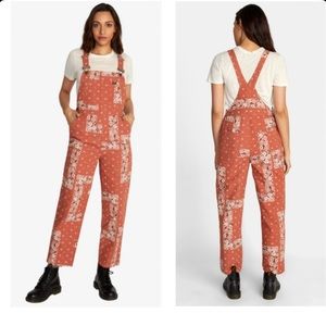 New Women relaxed wide legs overall jumpsuit-